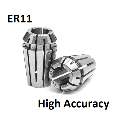 1.0mm - 0.5mm ER11 High Accuracy Collets (5 micron)