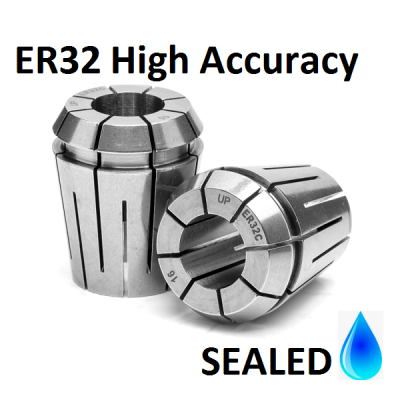 10.0mm ER32 SEALED High Accuracy Collets (5 micron)