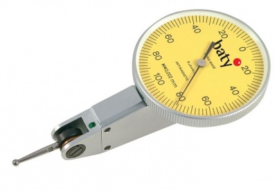 0 - 0.8mm Range (0.01mm Resolution), Metric, Dial Test Indicator (Lever), 37mm Dia. Face  HL-2 Baty