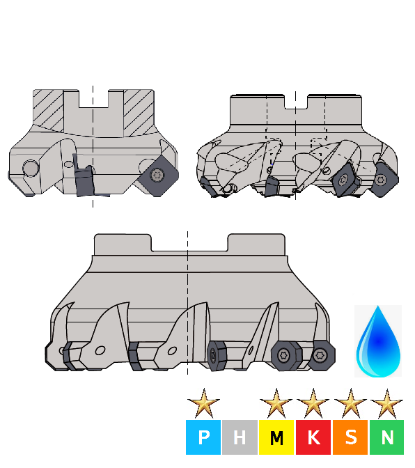 Face Milling Bodies 45