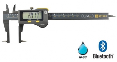 0.0mm - 150.0mm (0.01mm Resolution) IP67 Waterproof Digital Bluetooth INTERNAL NARROW GROOVE Caliper S-CAL EVO SVR  30-810-1601 Sylvac