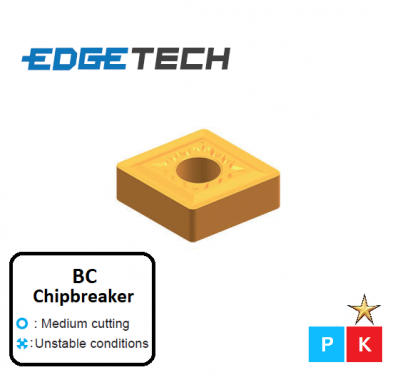 CNMG 120412-BC ET1001 Carbide Medium Roughing Inserts Edgetech