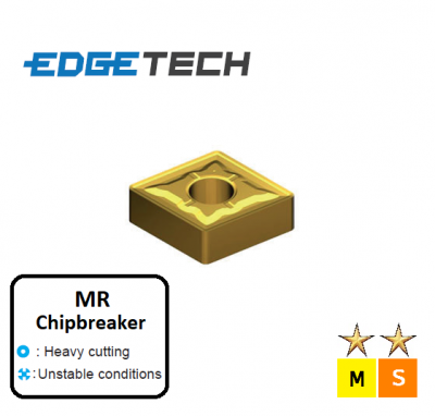 CNMG 120412-MR ET21P Carbide Roughing Inserts Edgetech