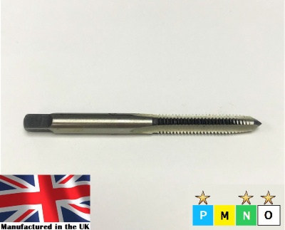 M3 x .35 Metric Fine No.2 Second Hand Tap Carbon Steel