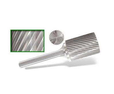 2.4mm x 13mm x 2.4s Cylinder (End cutting) Carbide Burr