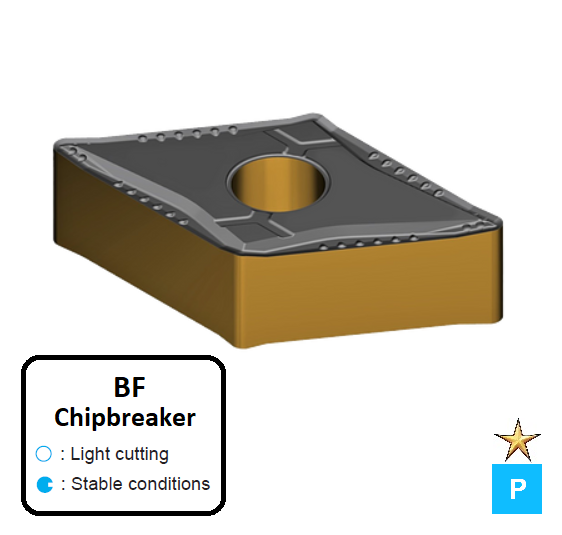 DNMG 150604-BF ET315C Carbide Finishing Inserts - engineeringsupplies.co.uk