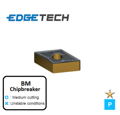 DNMG 150608-BM ET32C Carbide Medium Cutting Inserts Edgetech