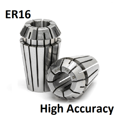 1.0mm - 0.5mm ER16 High Accuracy Collets (5 micron)