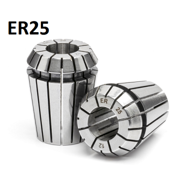 16.5mm - 16.3mm ER25 Standard Accuracy Collets (10 micron)