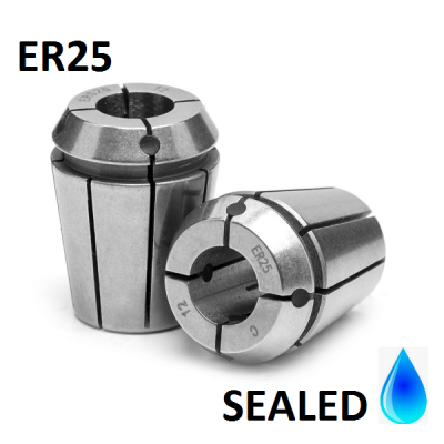 10.0mm ER25 SEALED Standard Accuracy Collets (10 micron)