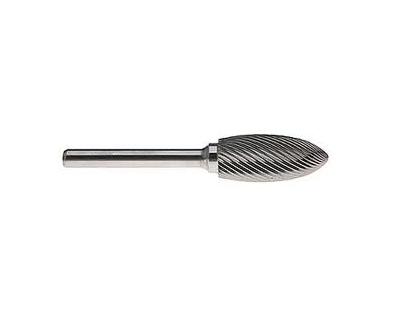 3mm x 8mm x 3s Flame Carbide Burr