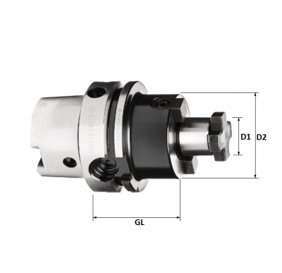 HSK63A 22mm Face Mill Holder, 100mm GL, (High Accuracy)