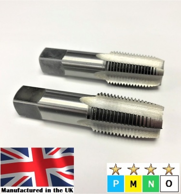 3/4-12 HSS Taper Hand Tap – 2-Piece Set – Meda Superior Import