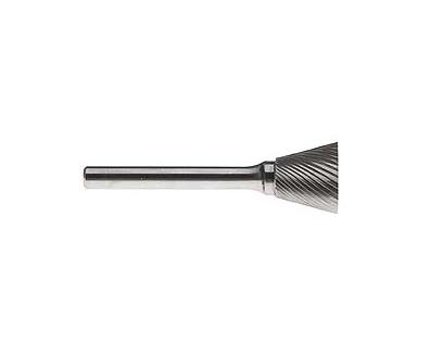 6mm x 7mm x 6s Inverted Cone 10Deg Carbide Burr