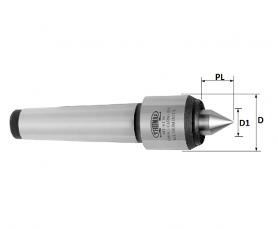 2 MTS Medium Duty, Standard Point Live Centre Small Casing