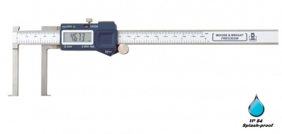 11mm - 200.0mm (0.01mm Resolution) IP54 Splashproof Digital INTERNAL GROOVE Caliper Moore & Wright