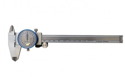 0.0mm - 200.0mm (0.02mm Resolution) Metric Analogue Stainless Dial Caliper – MW146-20 Moore & Wright