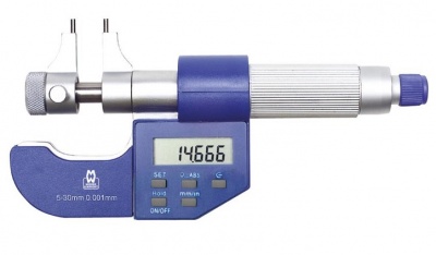 5.0mm - 30.0mm (0.001mm Resolution), Digital Inside Micrometer  MW280-01DDL Moore & Wright