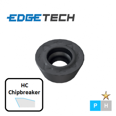 RDKT 1204MO-HC ET602 Carbide 0 Profile Milling Inserts Edgetech