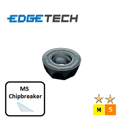 RPMT 1204MO-MS ET602 Carbide 0 Profile Milling Inserts Edgetech