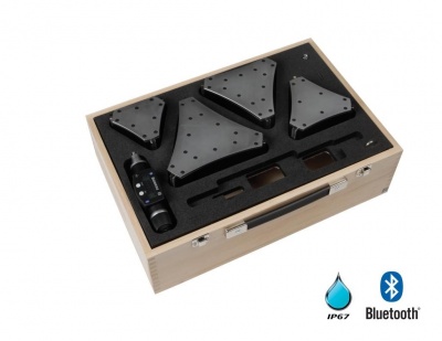 100.0mm - 200.0mm Metric XTD Mechanical Digital Bore Gauge Set - Bluetooth (1 Display Unit per Set) by Bowers