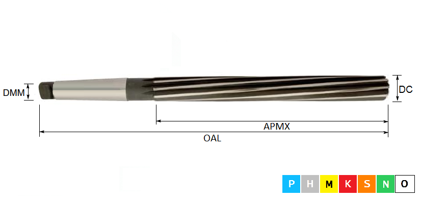 Allstar ALL11172 2 Taper 9.56 Degree Taper Reamer with T-Handle 