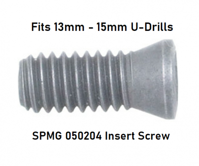 M2 x 5 Spare Insert Screw for our 13mm -15mm Indexable U Drills (SPM_050204 Insert)