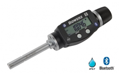 10.0mm - 12.5mm Metric XTD Mechanical Digital Bore Gauge (Bluetooth) and Ring by Bowers