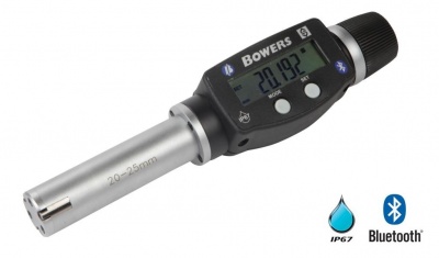 20.0mm - 25.0mm Metric XTD Mechanical Digital Bore Gauge (Bluetooth) and Ring by Bowers