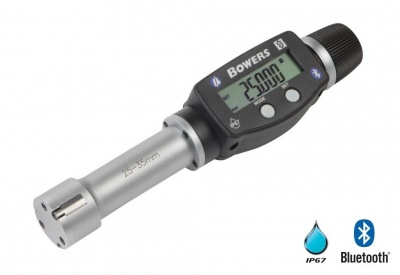 25.0mm - 35.0mm Metric XTD Mechanical Digital Bore Gauge (Bluetooth) and Ring by Bowers