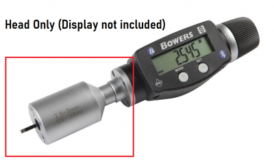 3.0mm - 4.0mm Metric XTD Bore Gauge Head (Display not included) Bowers