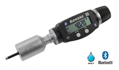 3.0mm - 4.0mm Metric XTD Mechanical Digital Bore Gauge (Bluetooth) and Ring by Bowers