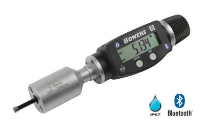 5.0mm - 6.0mm Metric XTD Mechanical Digital Bore Gauge (Bluetooth) and Ring by Bowers
