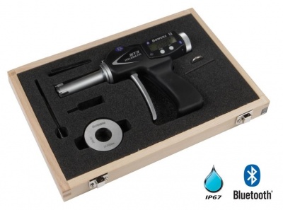 20.0mm - 25.0mm Metric XTH Digital Pistol Grip Bore Gauge (Bluetooth) and Ring by Bowers