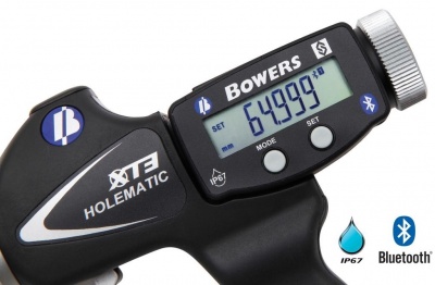 50.0mm - 65.0mm Metric XTH Digital Pistol Grip Bore Gauge (Bluetooth) and Ring by Bowers