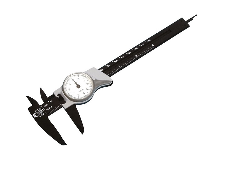 0'' - 6'' (0.01'' Resolution) Imperial Analogue Plastic Dial Caliper  CDP006E Moore & Wright