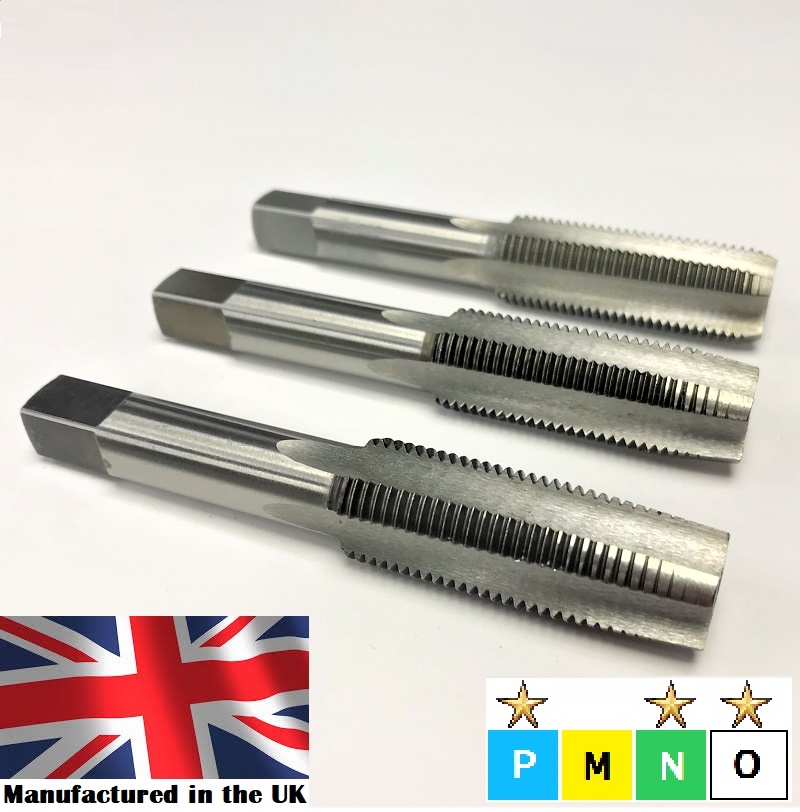 M14 x 1.0 Metric Fine Set of Hand Tap Carbon Steel