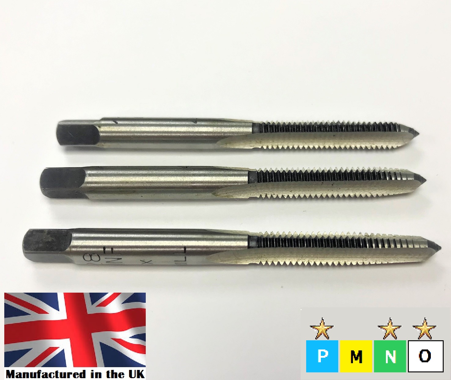 1/8 x 40 BSW Set of Hand Taps Carbon Steel