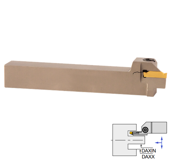 3mm 48mm 60mm Dia Range Left Hand Face Grooving Holder 25mm X 