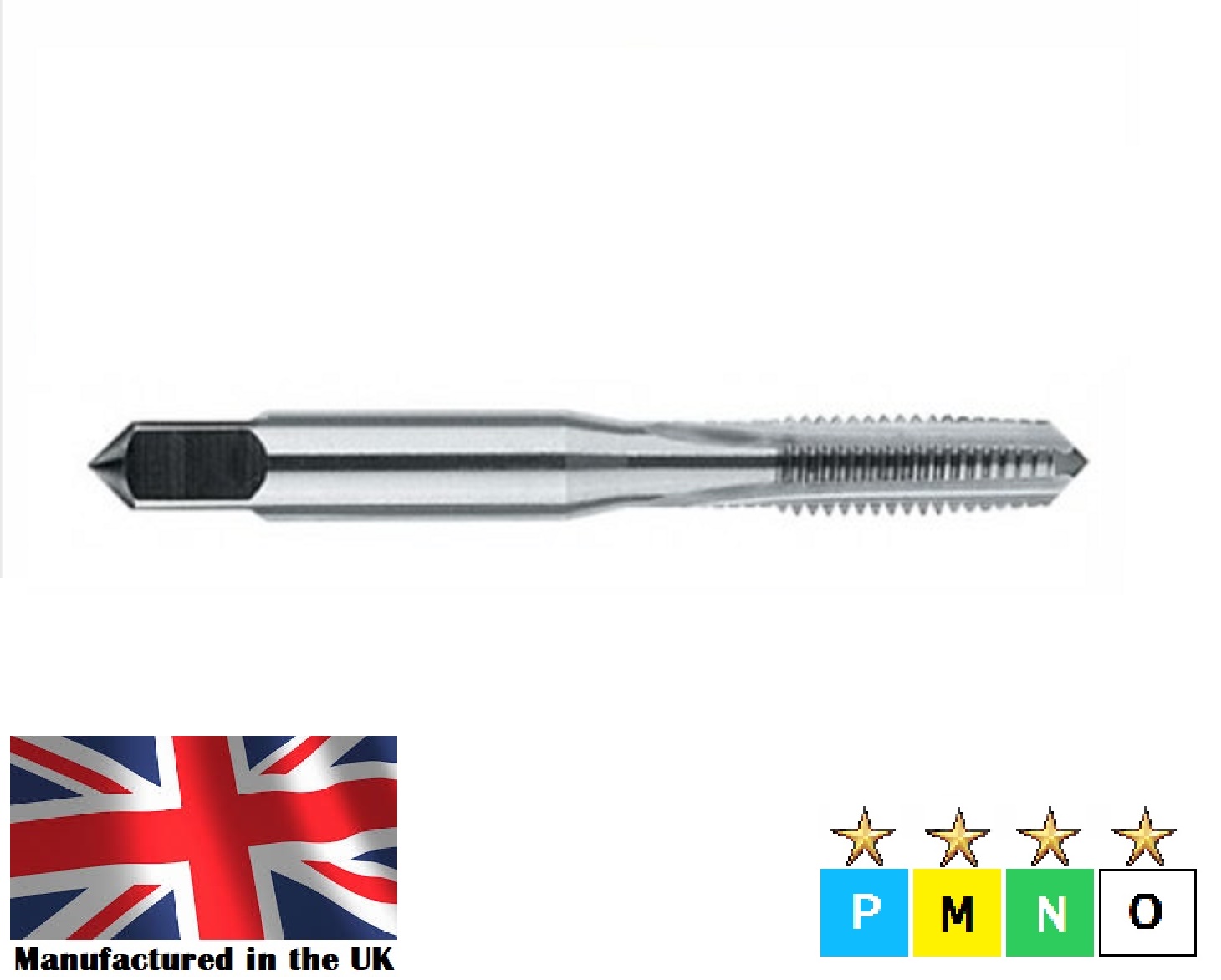 M2 x 0.4  Metric Coarse No.1 Taper Hand Tap HSS