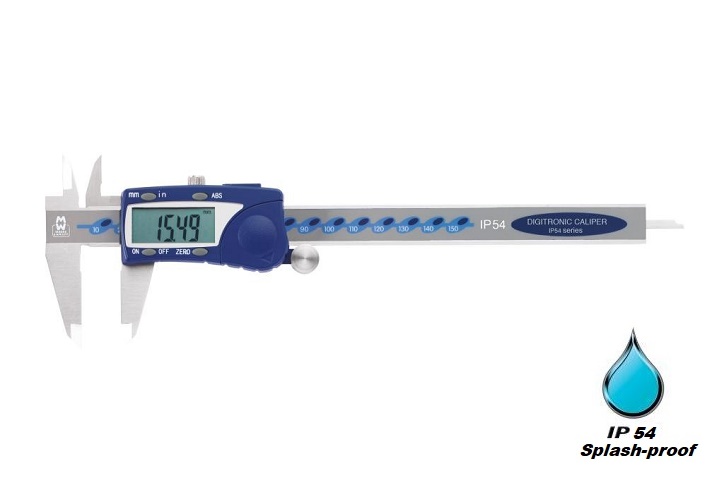 0.0mm - 200.0mm (0.01mm Resolution) IP54 Water Resistant Digital Caliper  MW110-20WR Moore & Wright