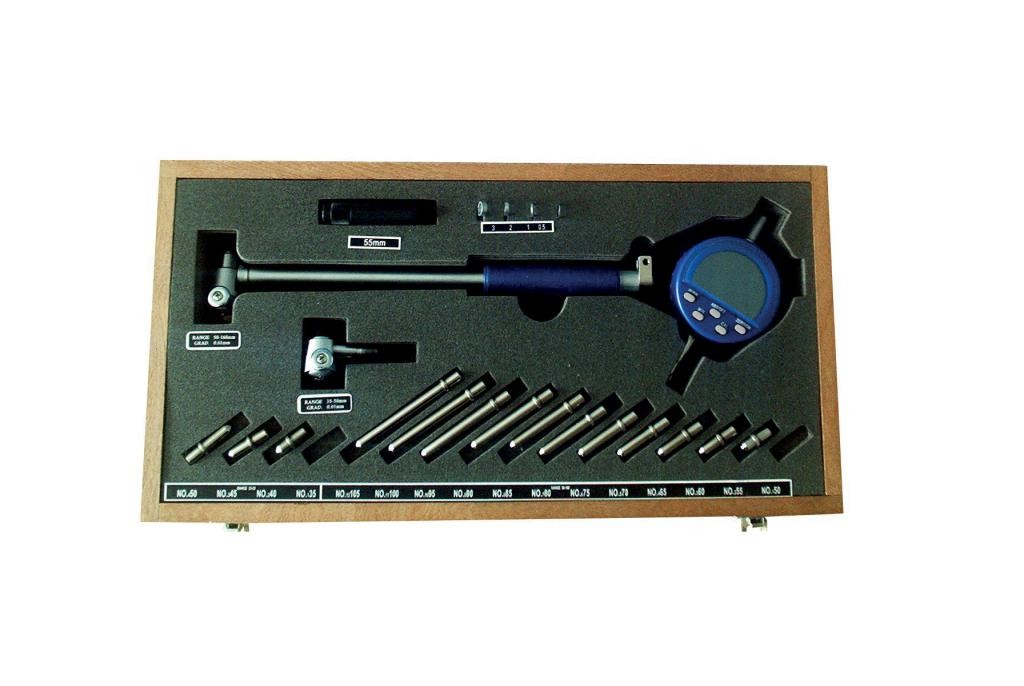 35mm - 160mm Metric Cylinder Digital Bore Gauge Set by Moore & Wright