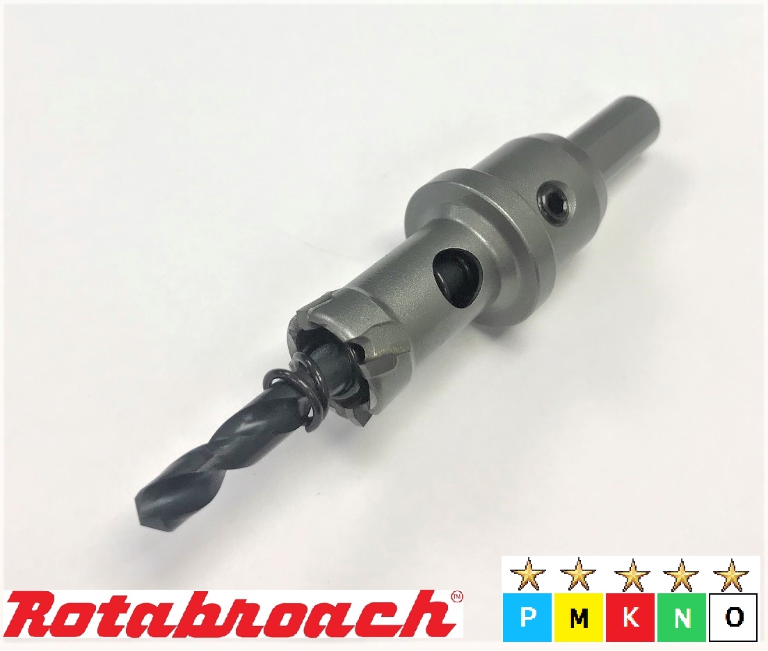 16mm Diameter x 25mm Deep Carbide Tipped (TCT) Hole Saws Rotabroach
