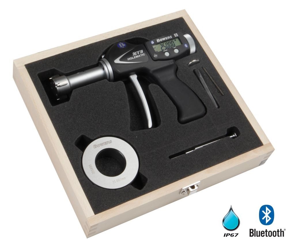 25.0mm 35.0mm Metric XTH Digital Pistol Grip Bore Gauge (Bluetooth