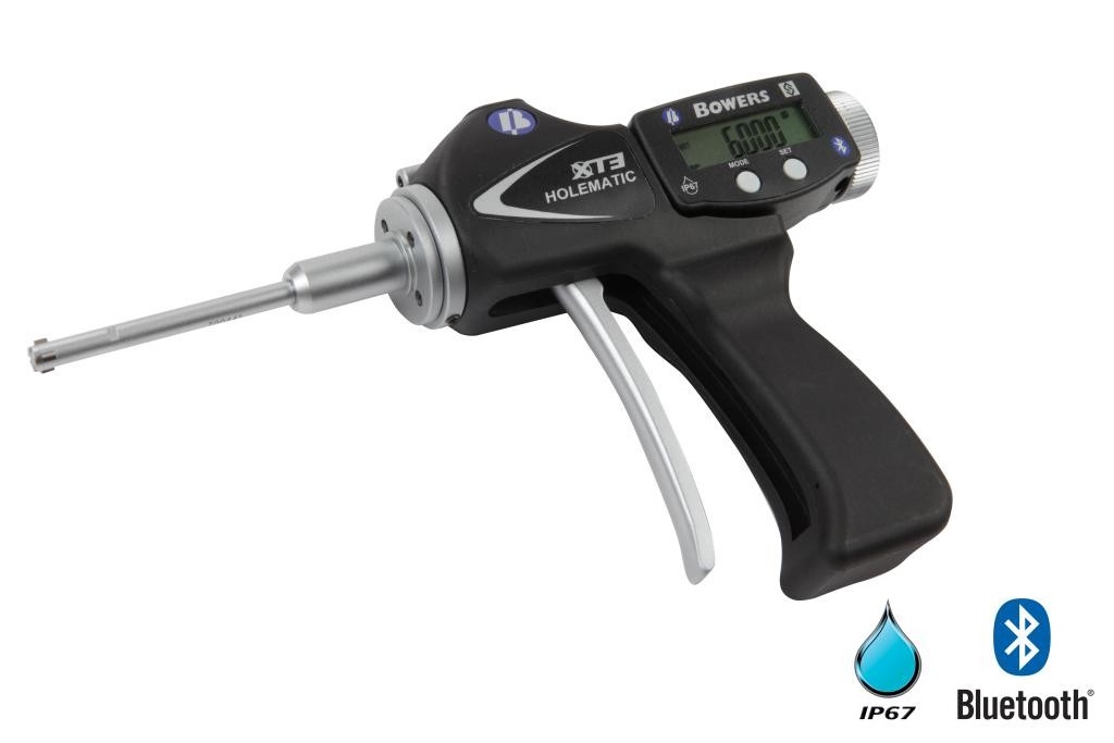 2.5mm - 3.0mm Metric XTH Digital Pistol Grip Bore Gauge (Bluetooth) and Ring by Bowers