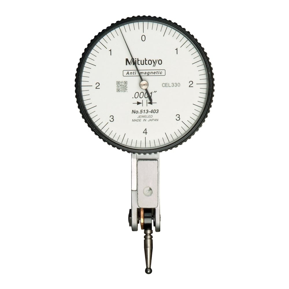 0 0.008" Range (0.0001" Resolution), Imperial, Dial Test Indicator