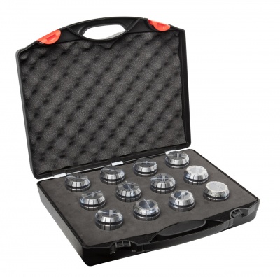Shars 18-Piece ER32 Metric Collet Set – 3-20mm By 1mm Increments – .0003" Precision – 202-6585